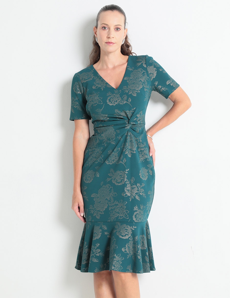 Vestidos Casuales Y Elegantes Liverpool Vestido Midi Casual Roman - Main Image