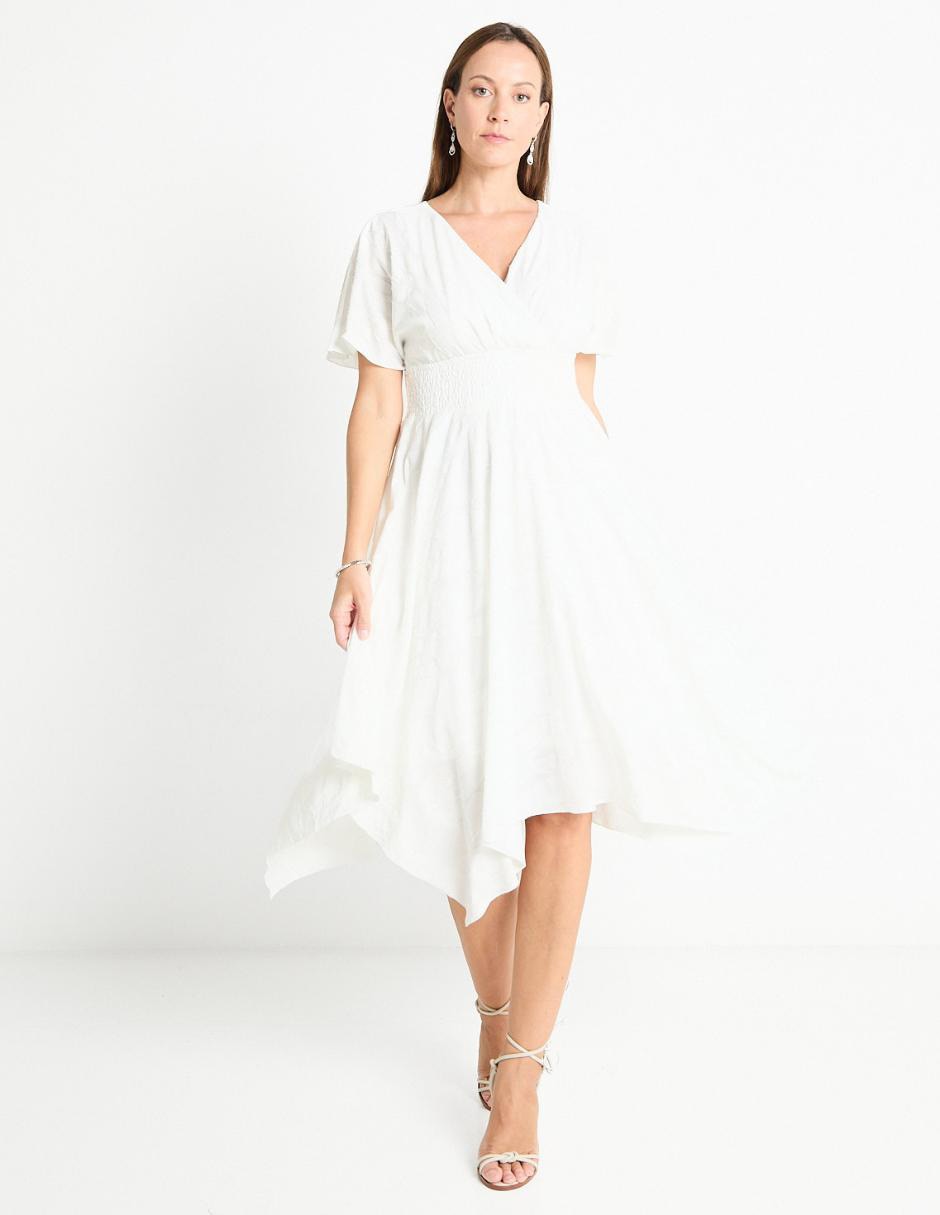 Vestido a la rodilla casual Rabbit para mujer