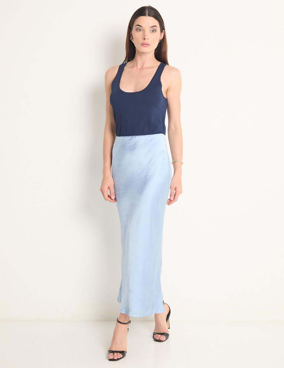 Vestido crop formal para mujer