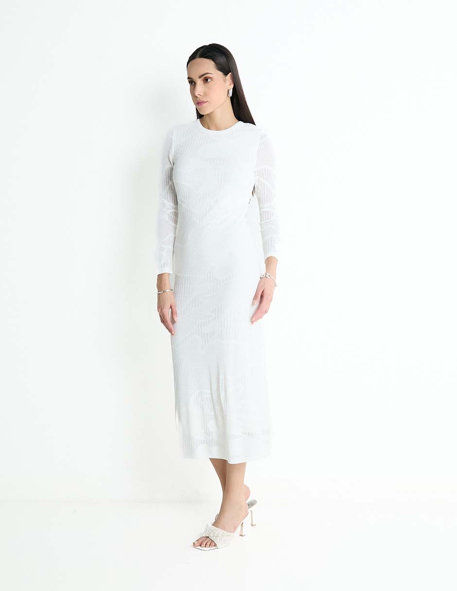 Vestido midi formal para mujer