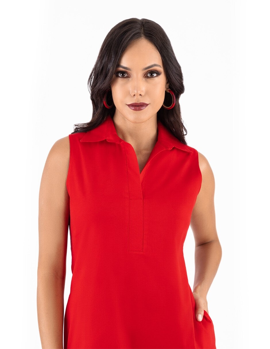 Vestido arriba de la rodilla casual para mujer 2