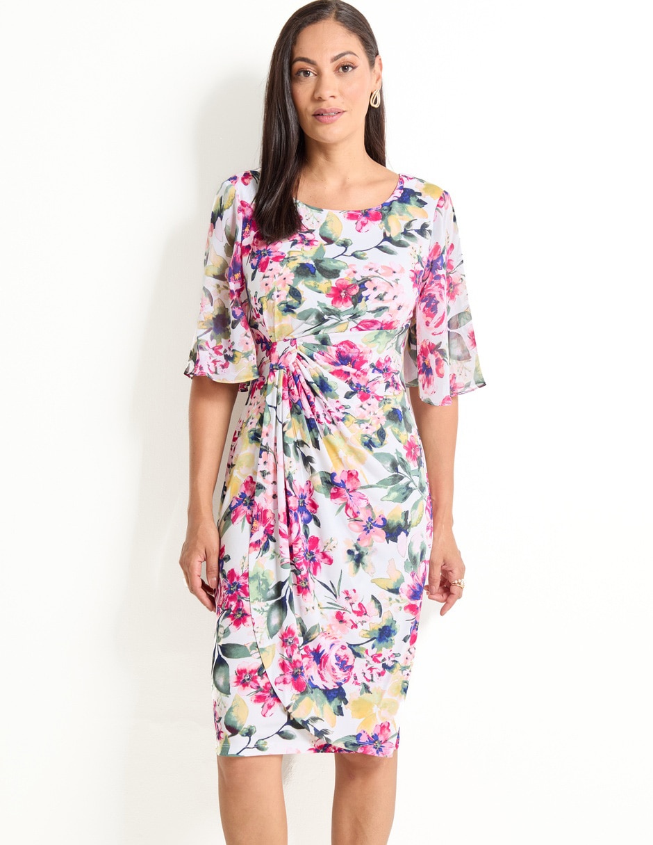 Vestido 3/4 formal Connected Apparel para mujer Liverpool