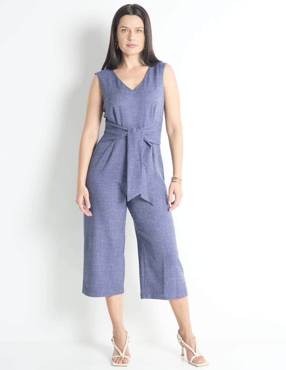 Jumpsuit estampado jaspeado para mujer 1