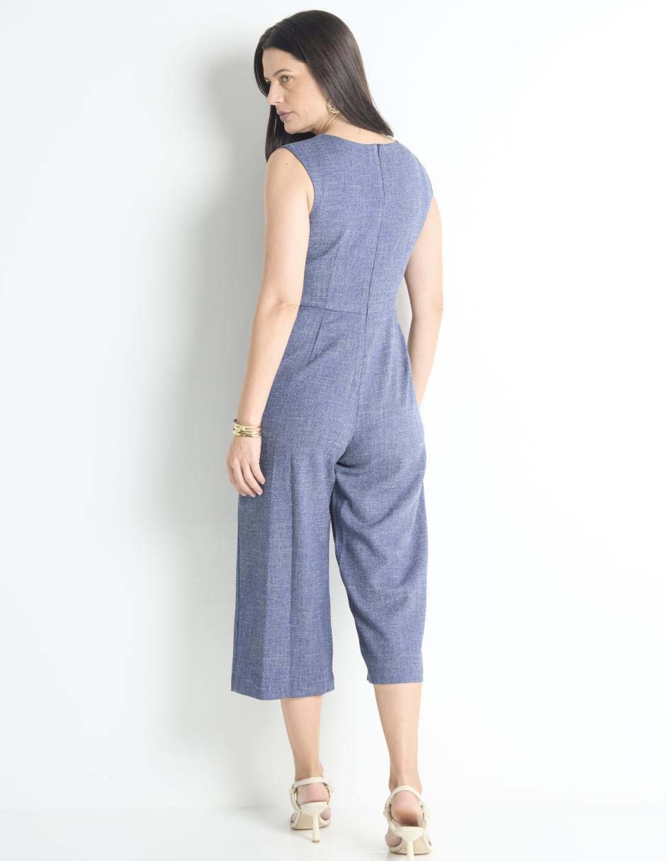 Jumpsuit estampado jaspeado para mujer 2