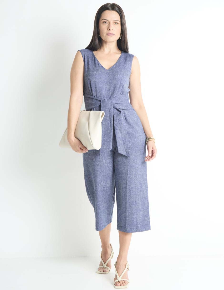 Jumpsuit estampado jaspeado para mujer 3