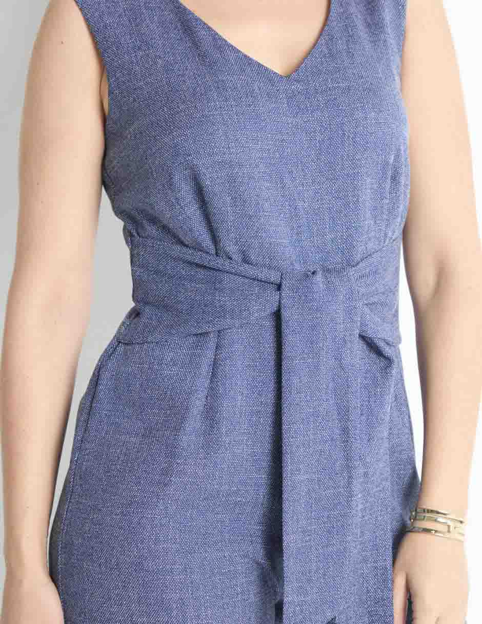 Jumpsuit estampado jaspeado para mujer 4