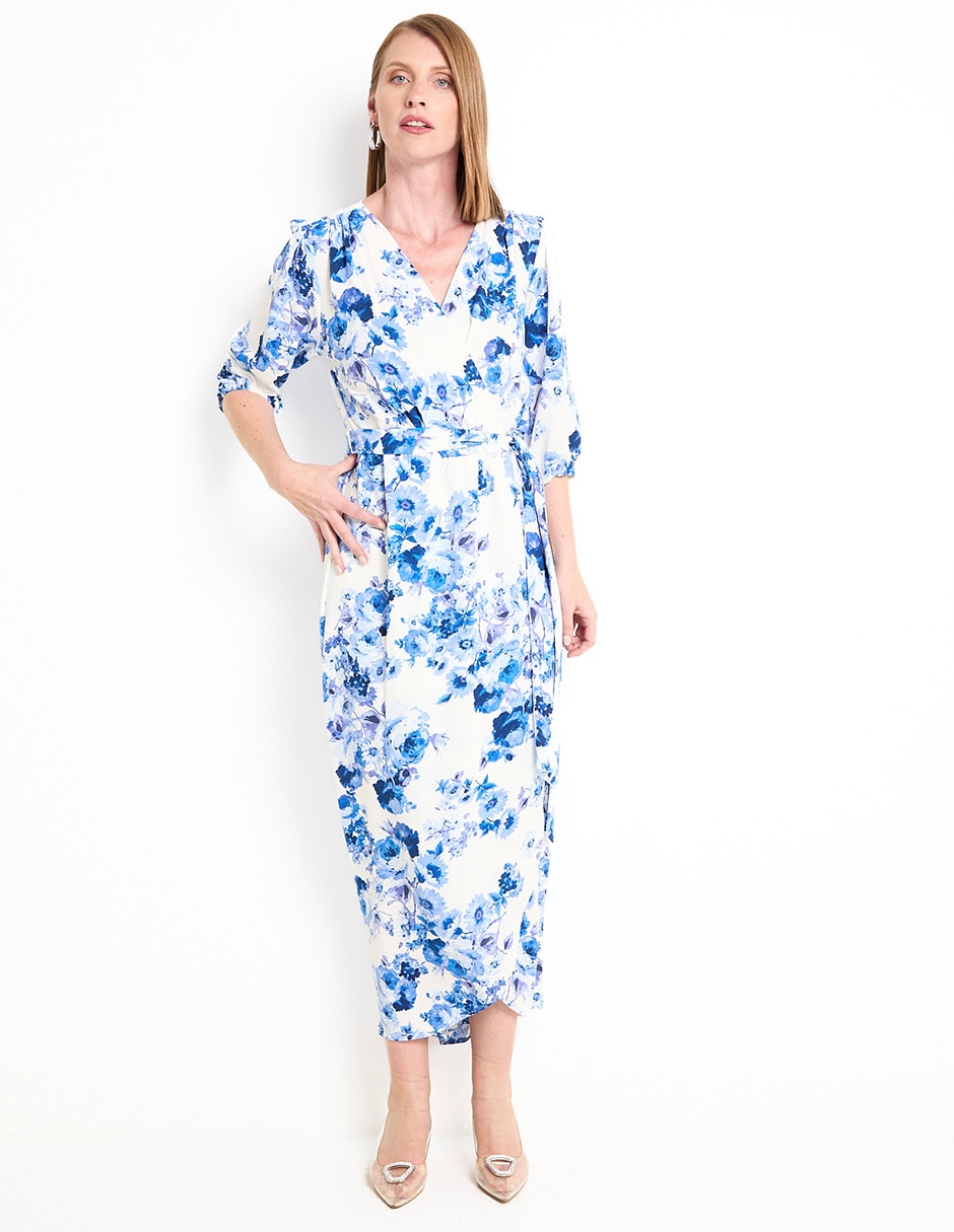 Vestido crop formal Connected Apparel para mujer