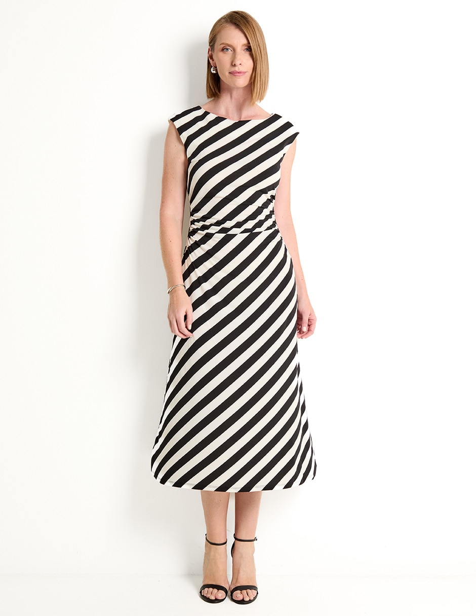 Vestido midi formal Connected Apparel para mujer Liverpool