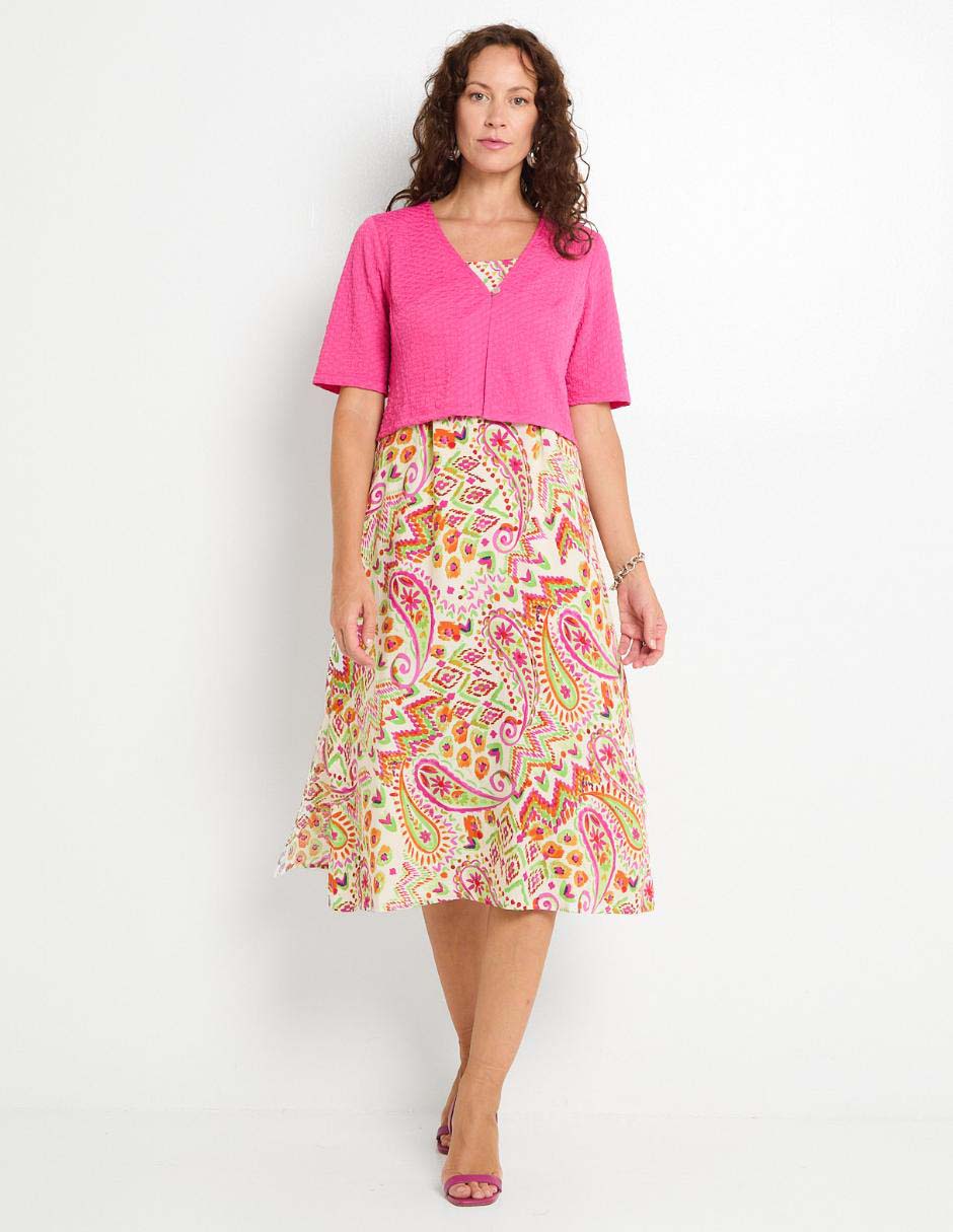 Vestido midi casual para mujer