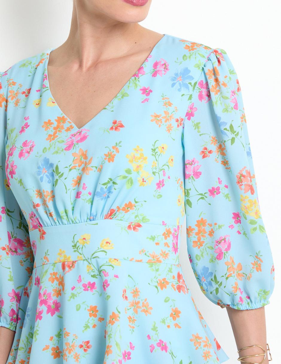 Vestido 3/4 casual para mujer 4