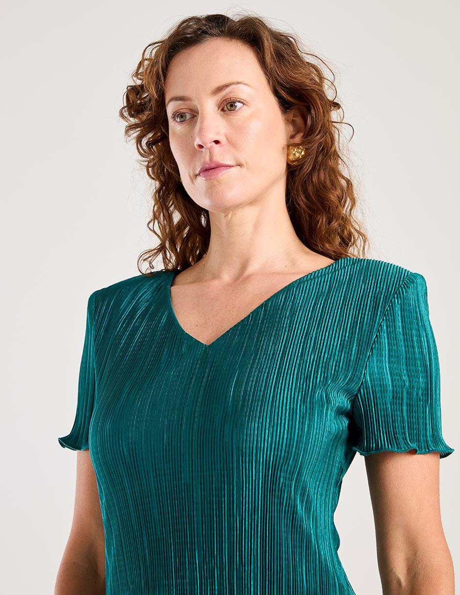 Vestido a la rodilla formal para mujer 4