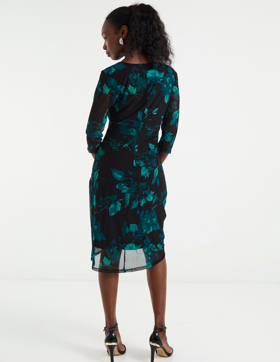 Vestido a la rodilla casual para mujer 2