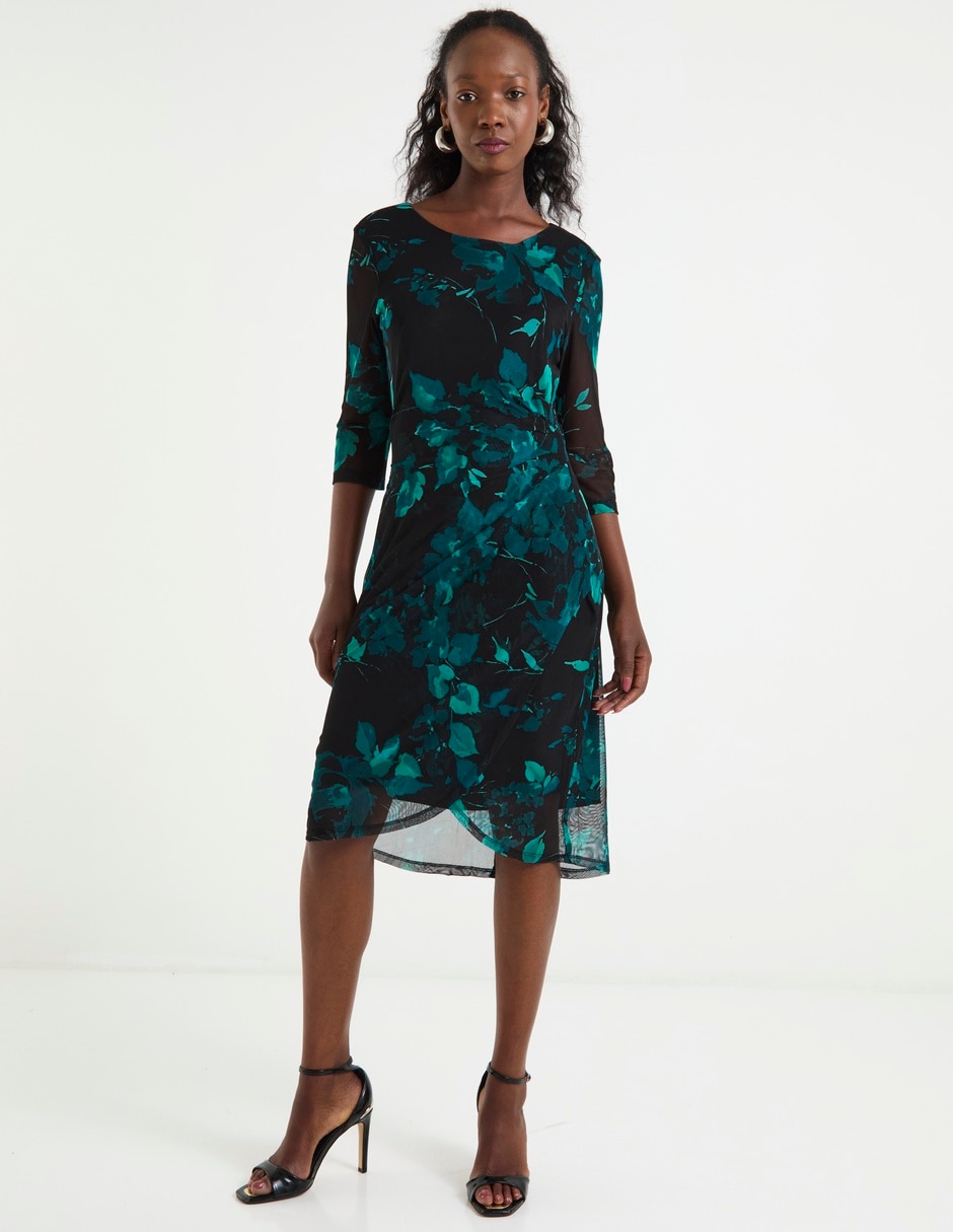 Vestido a la rodilla casual para mujer 3