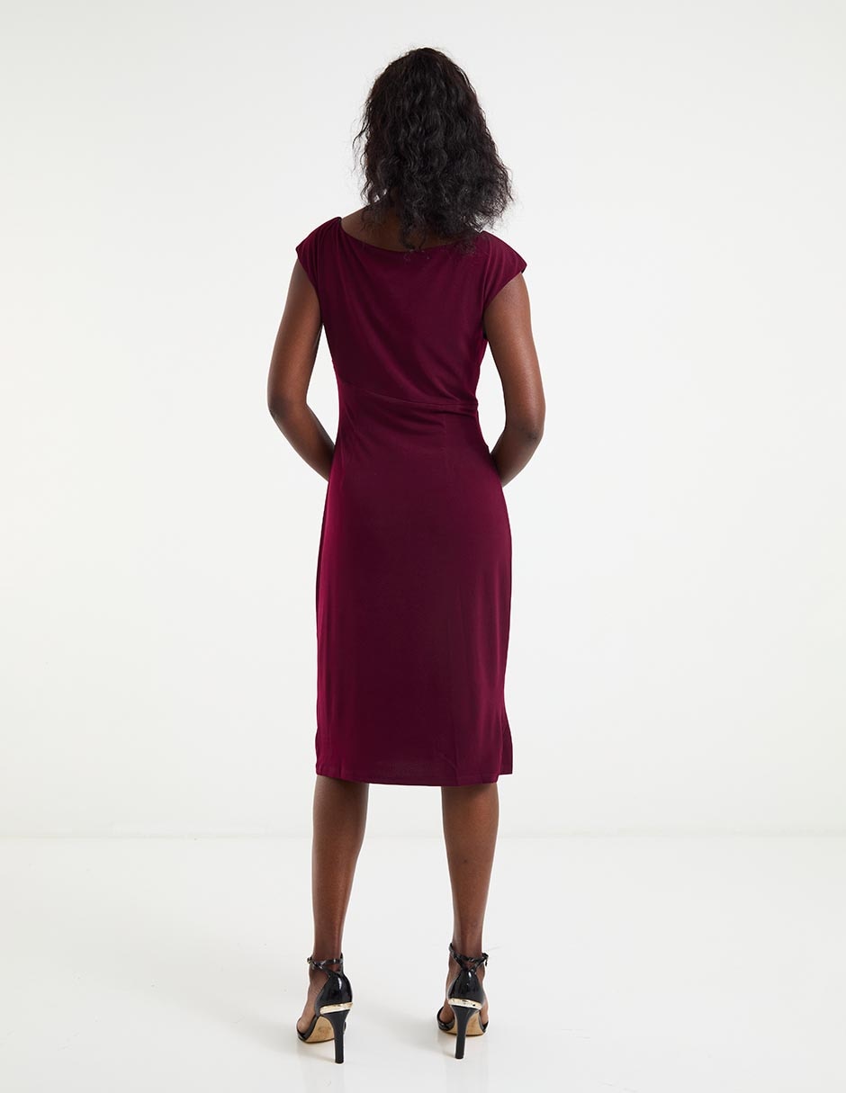 Vestido a la rodilla formal para mujer 2