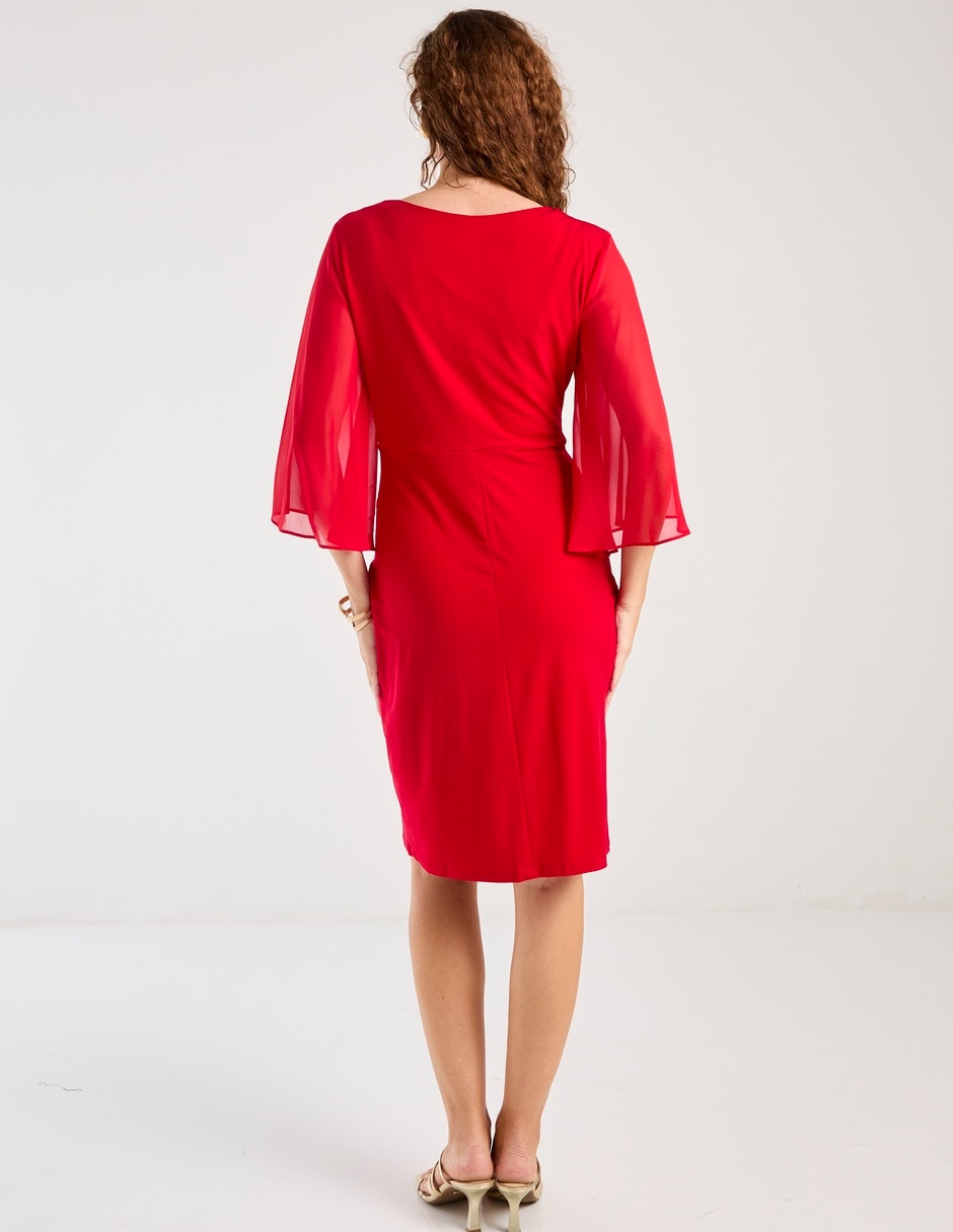 Vestido a la rodilla formal para mujer 2