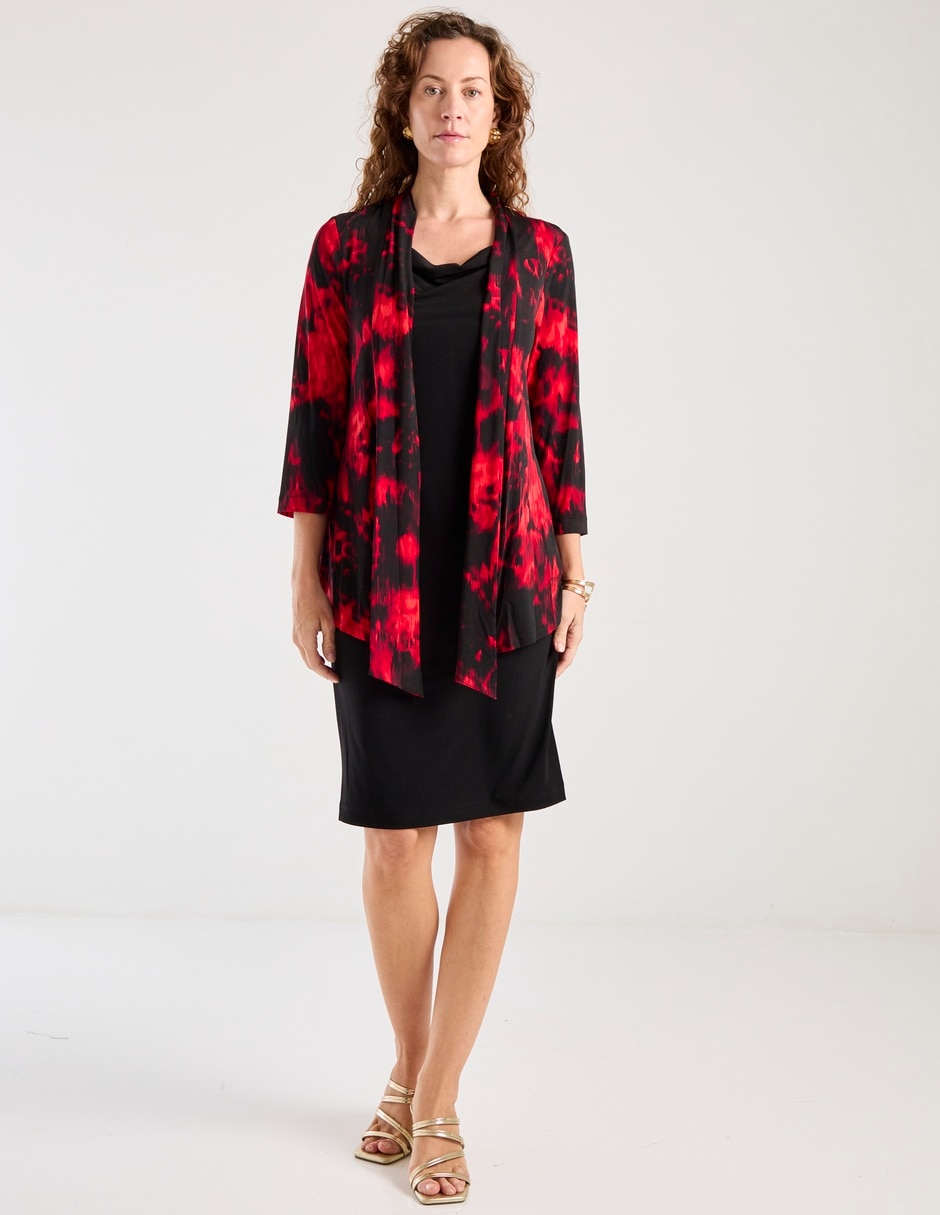 Vestido a la rodilla formal para mujer Vestido a la rodilla formal para mujer