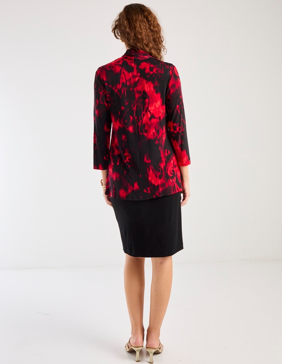 Vestido a la rodilla formal para mujer 2