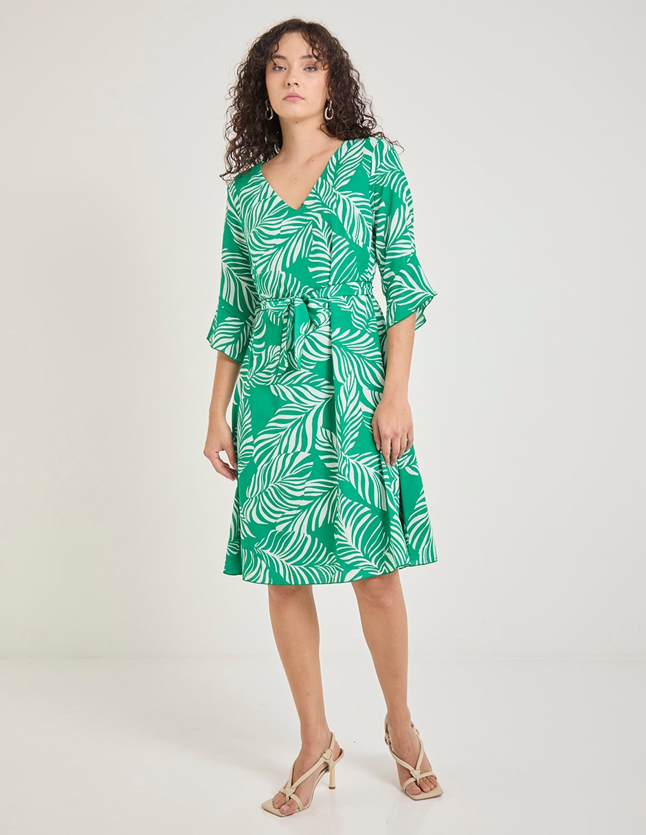 Vestido a la rodilla casual para mujer 3