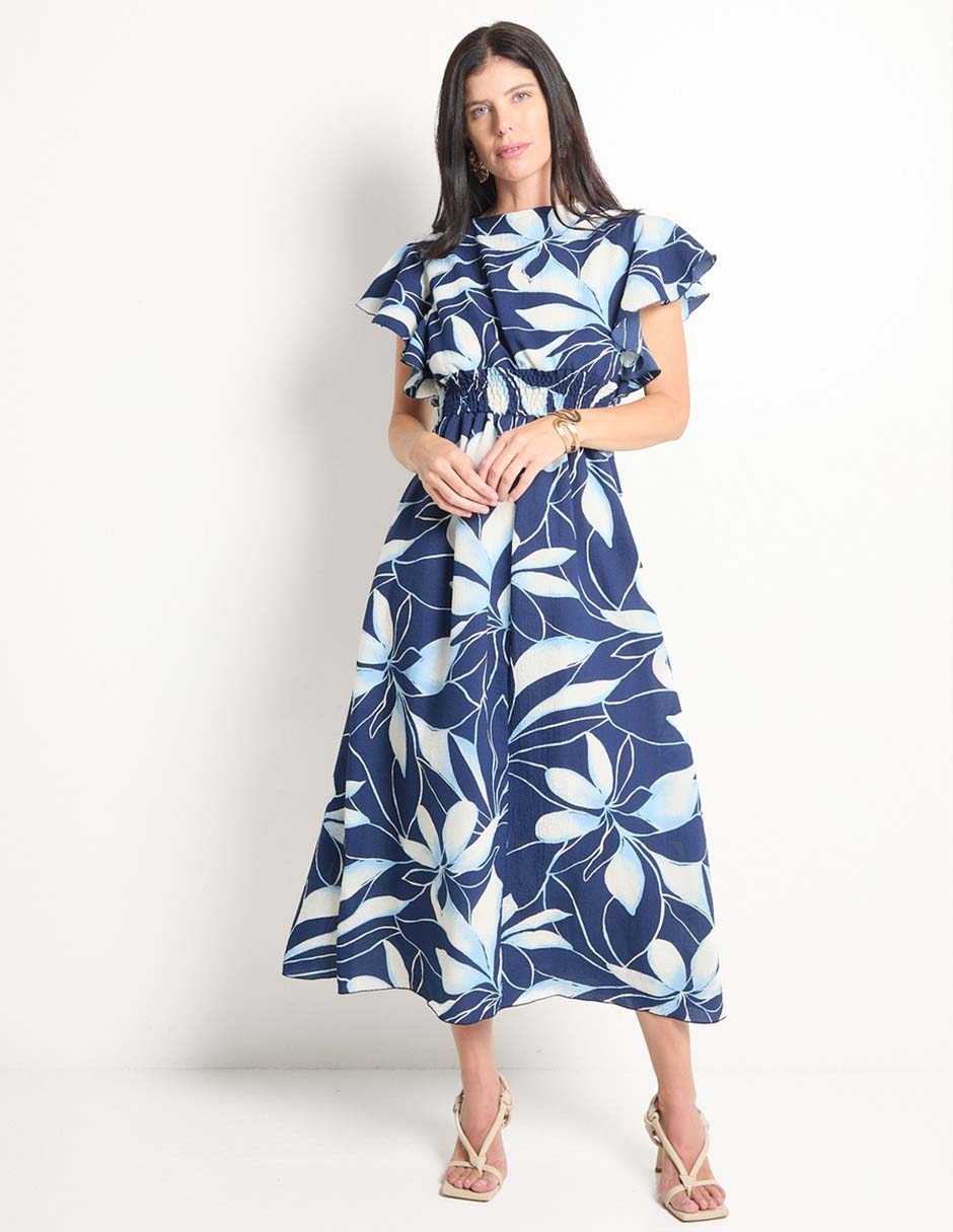 Vestido midi casual para mujer