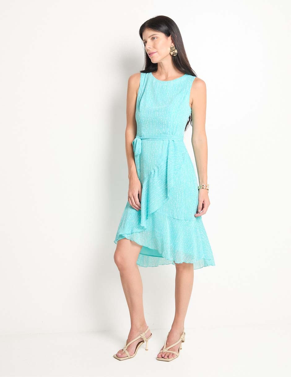 Vestido a la rodilla formal para mujer 3