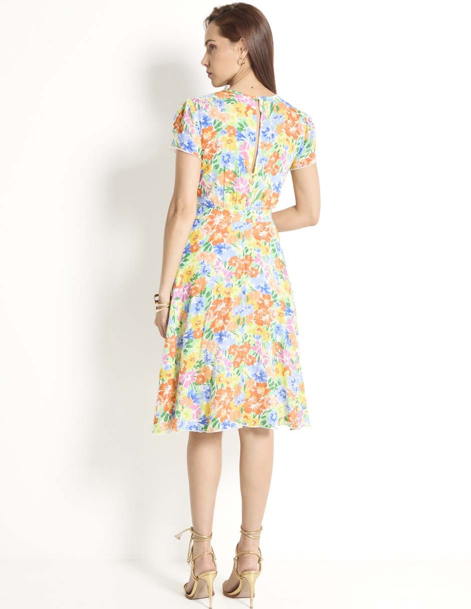 Vestido 3/4 casual para mujer
