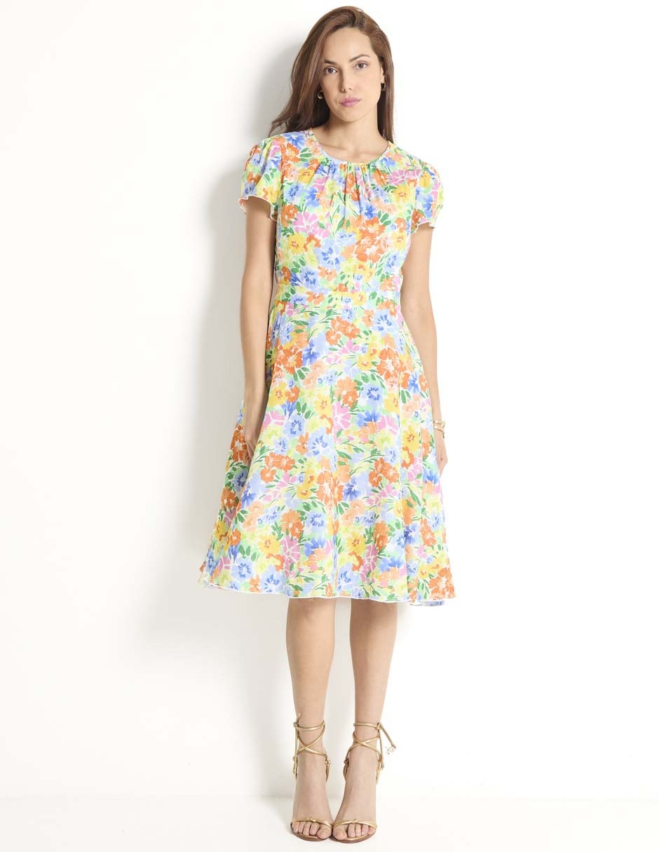 Vestido 3/4 casual para mujer