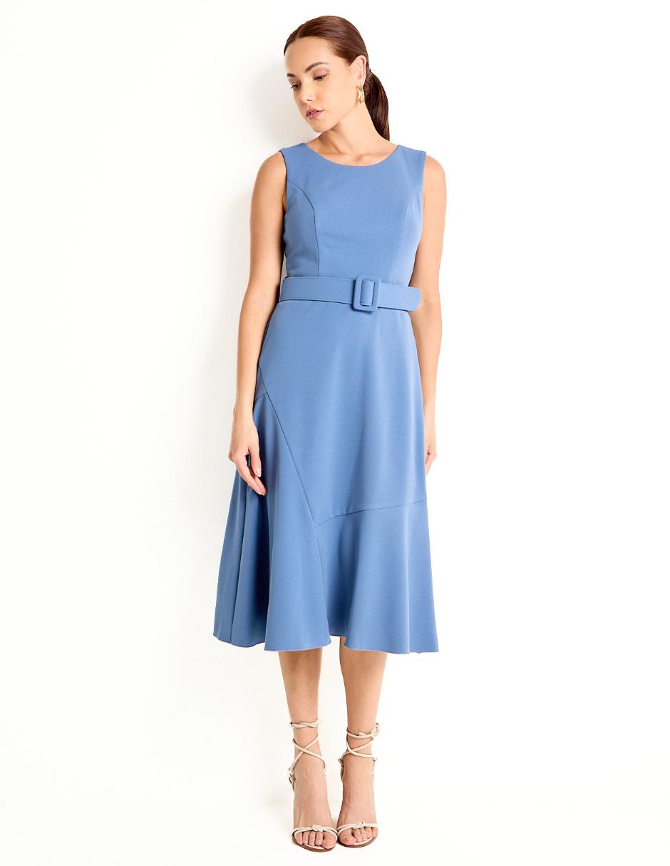 Vestido midi casual para mujer Vestido midi casual para mujer