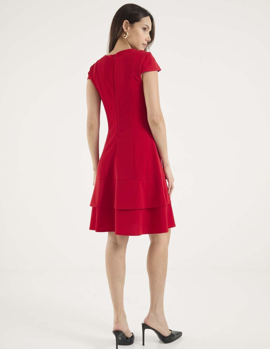 Vestido a la rodilla formal para mujer 2