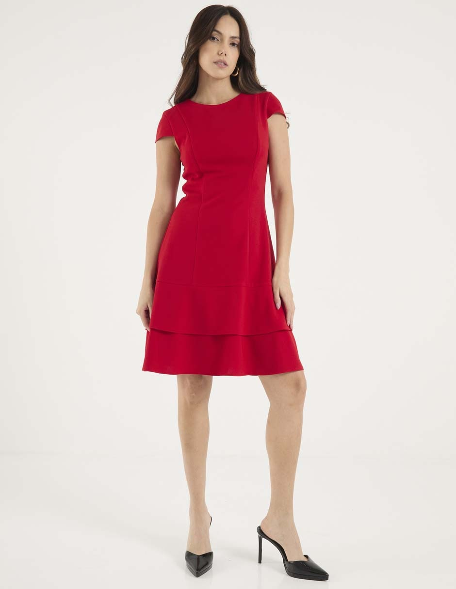 Vestido a la rodilla formal para mujer 3