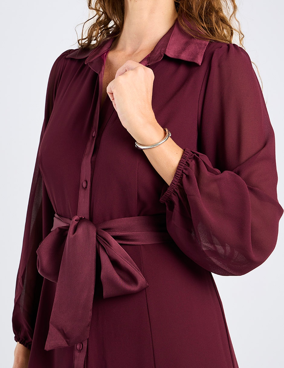 Vestido crop formal para mujer 5