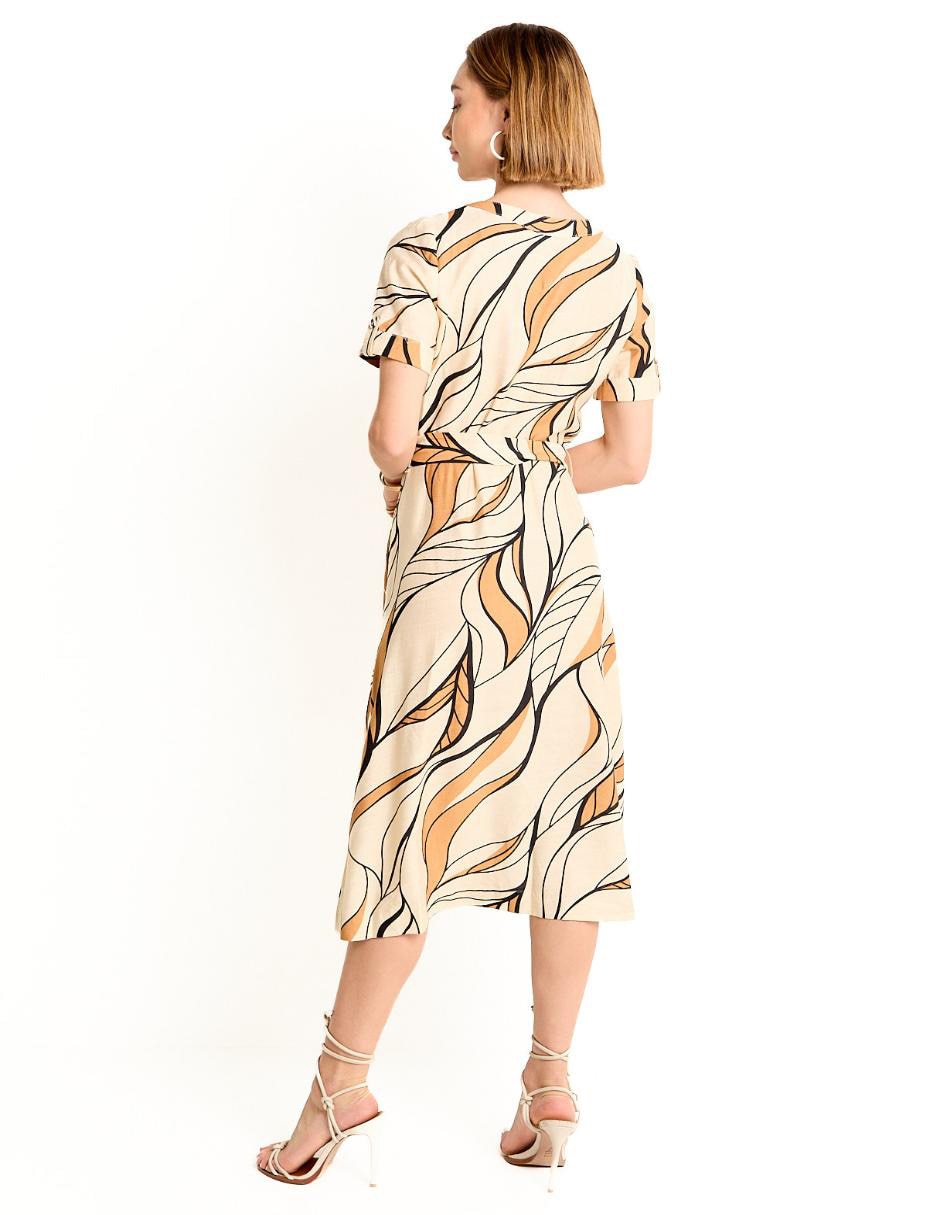 Vestido midi casual para mujer