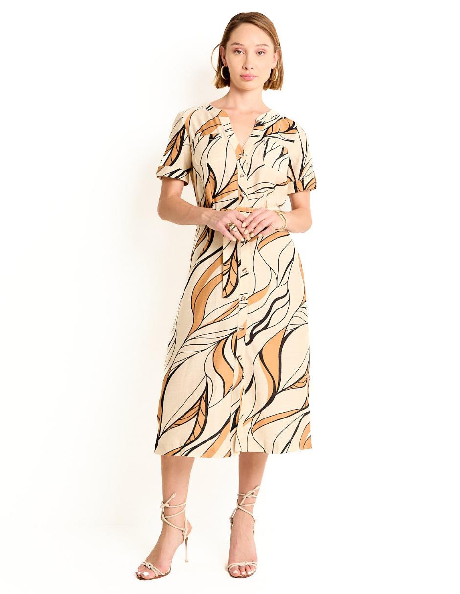 Vestido midi casual para mujer