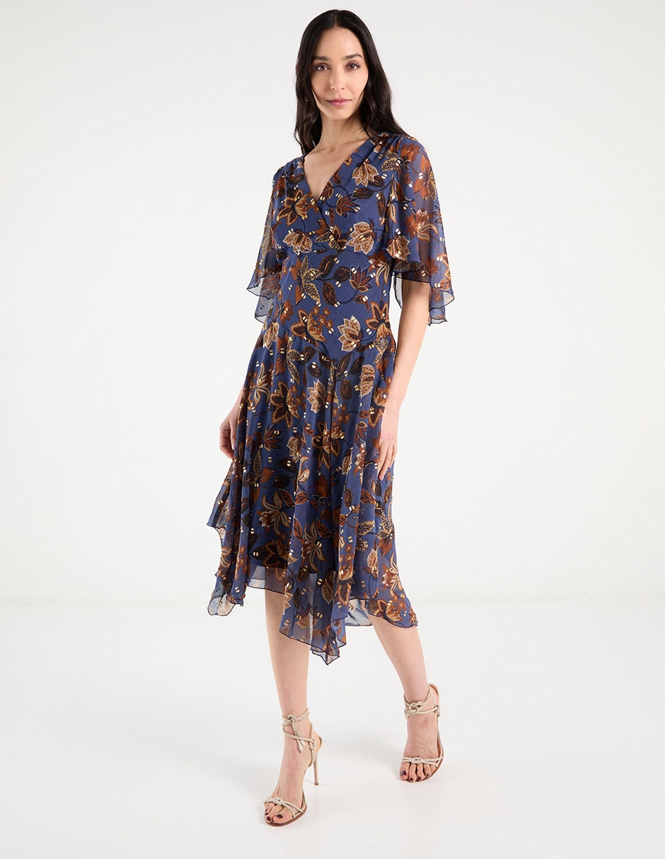 Vestido midi casual para mujer