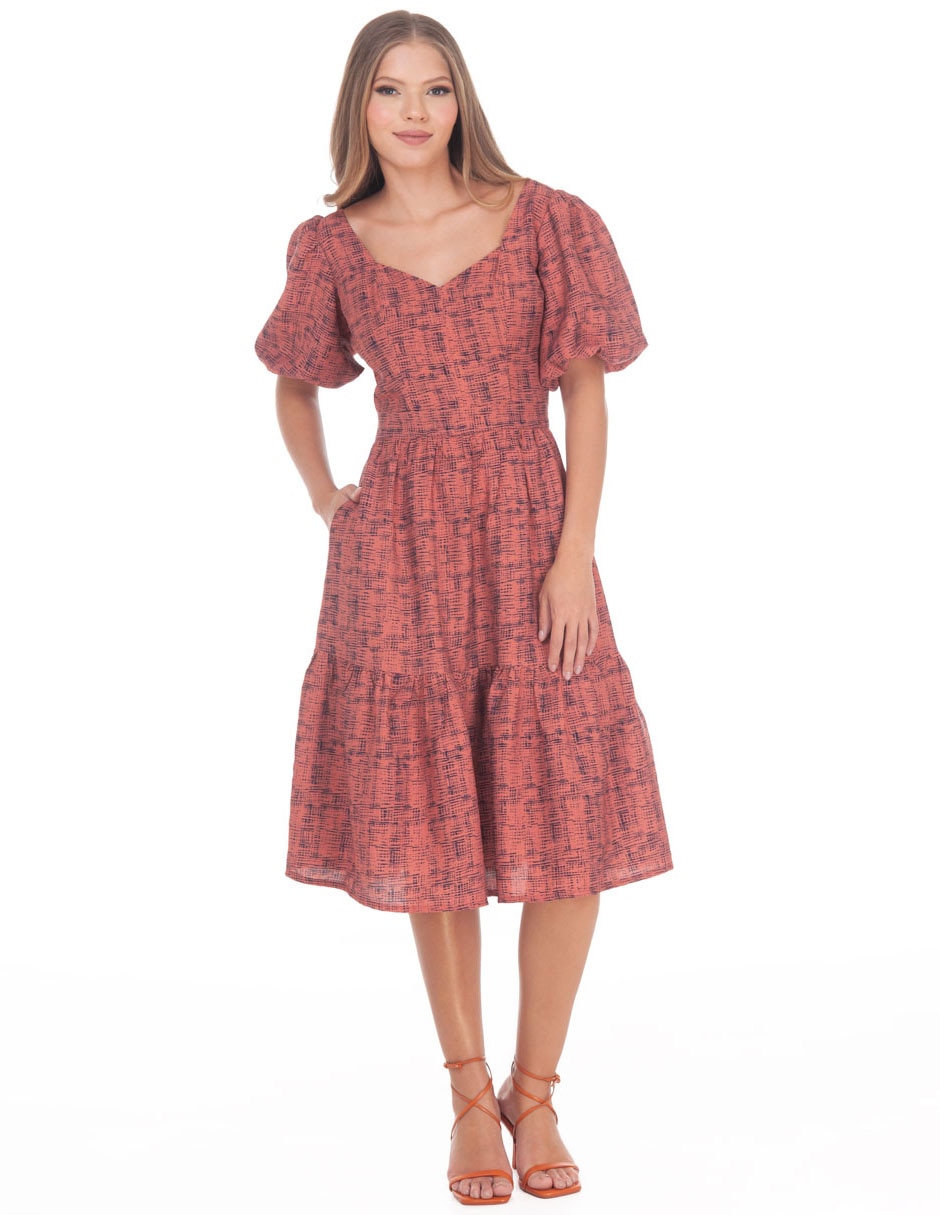 Vestido midi casual Sarah Bustani para mujer Liverpool