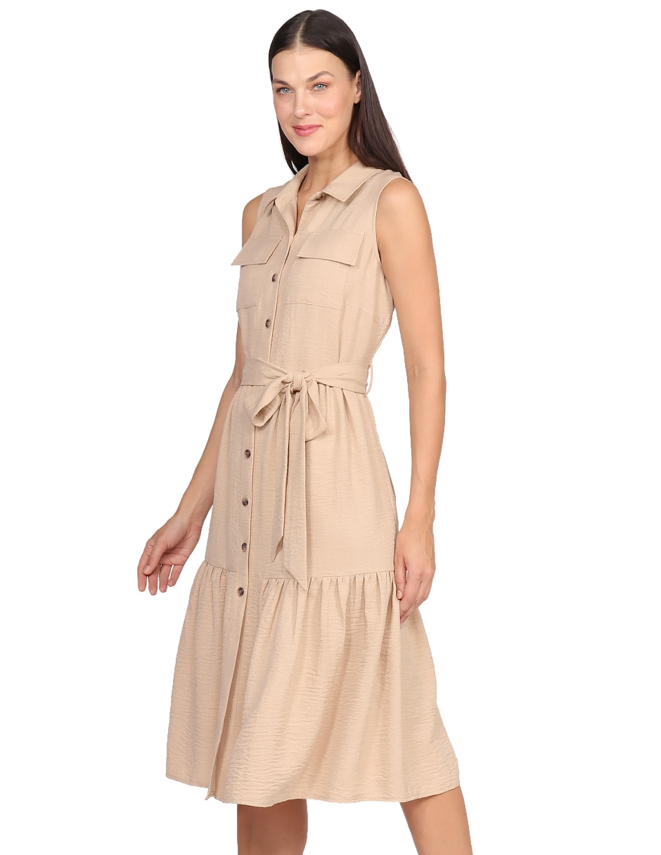 Vestido a la rodilla casual para mujer 2