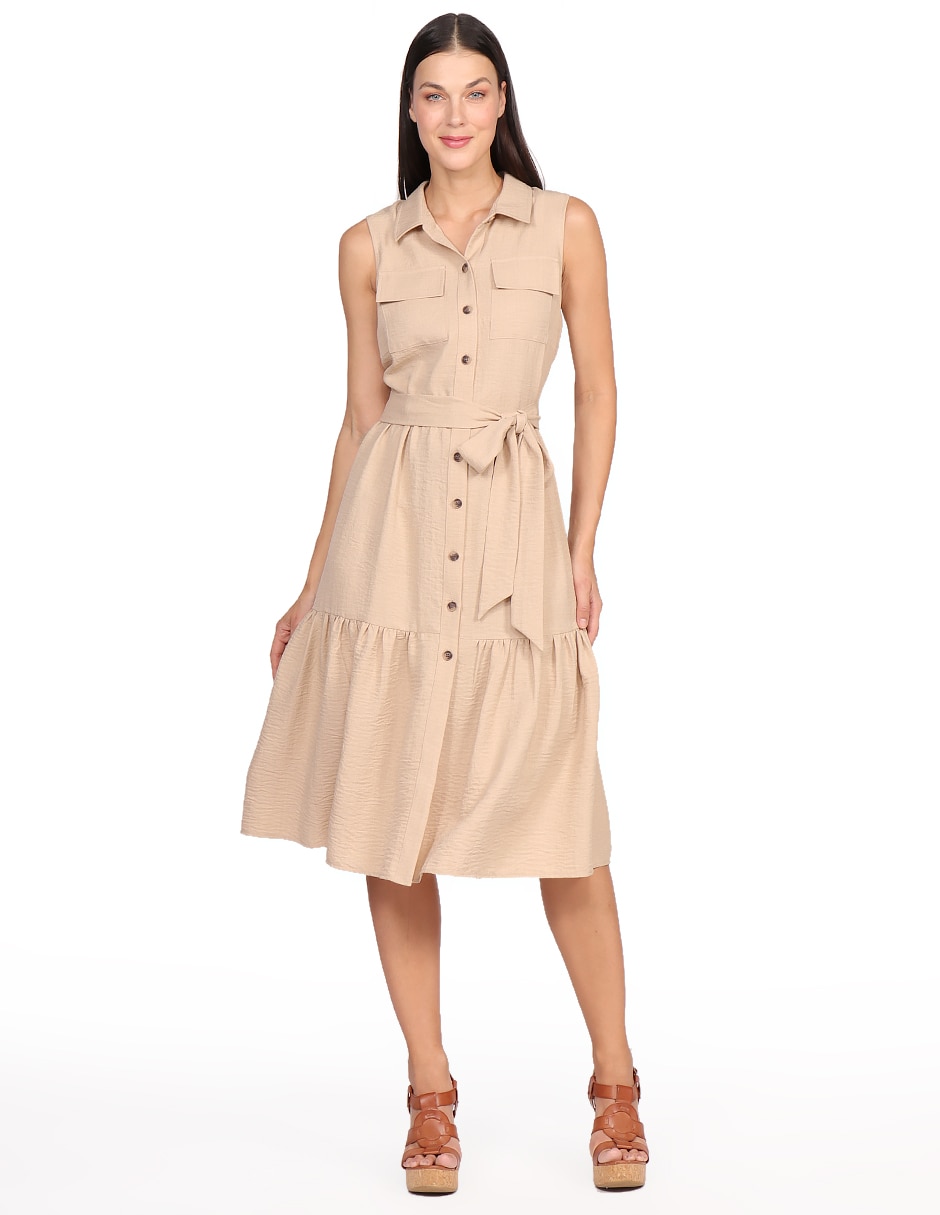 Vestido a la rodilla casual para mujer 6