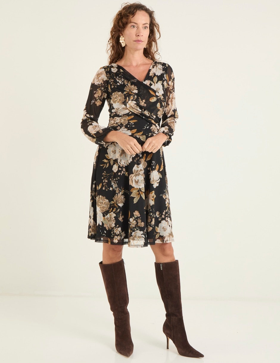 Vestido a la rodilla casual para casual 3