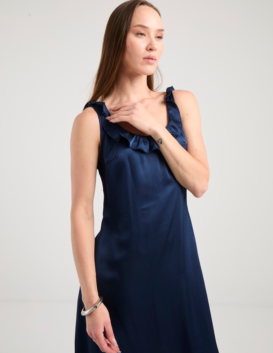Vestido crop fromal para mujer 4