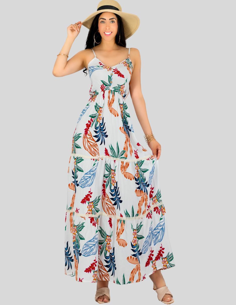 Vestido maxi casual para mujer