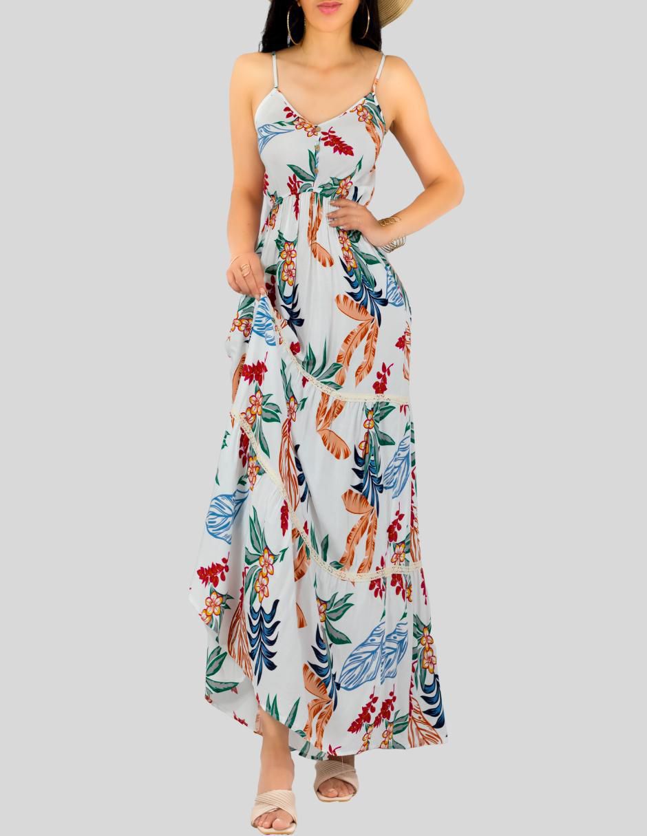 Vestido maxi casual para mujer