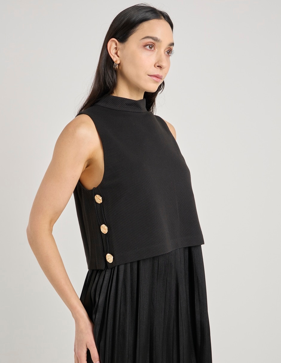 Vestido midi formal para mujer 4