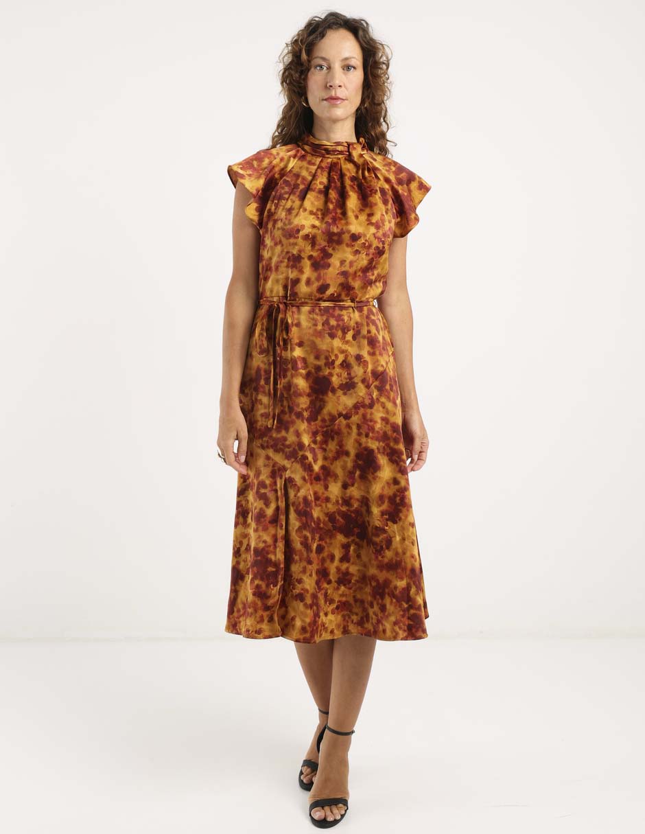 Vestido midi casual para mujer