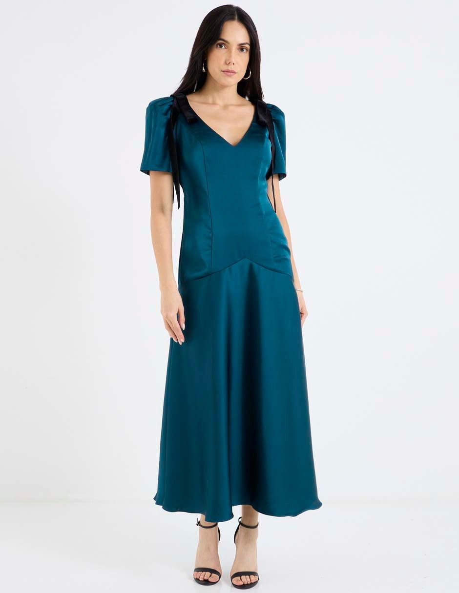 Vestido crop formal para mujer 3