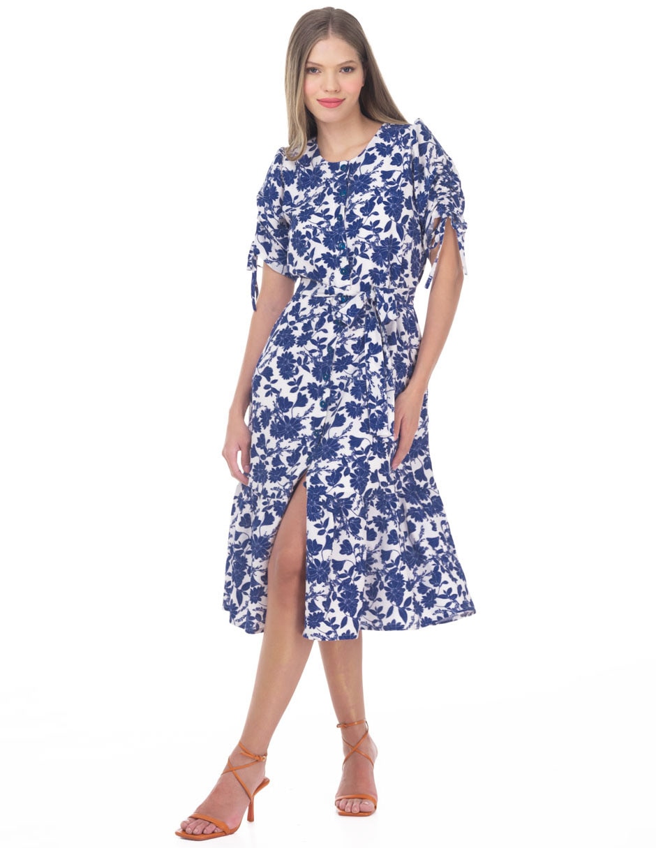 Vestido midi casual Sarah Bustani para mujer