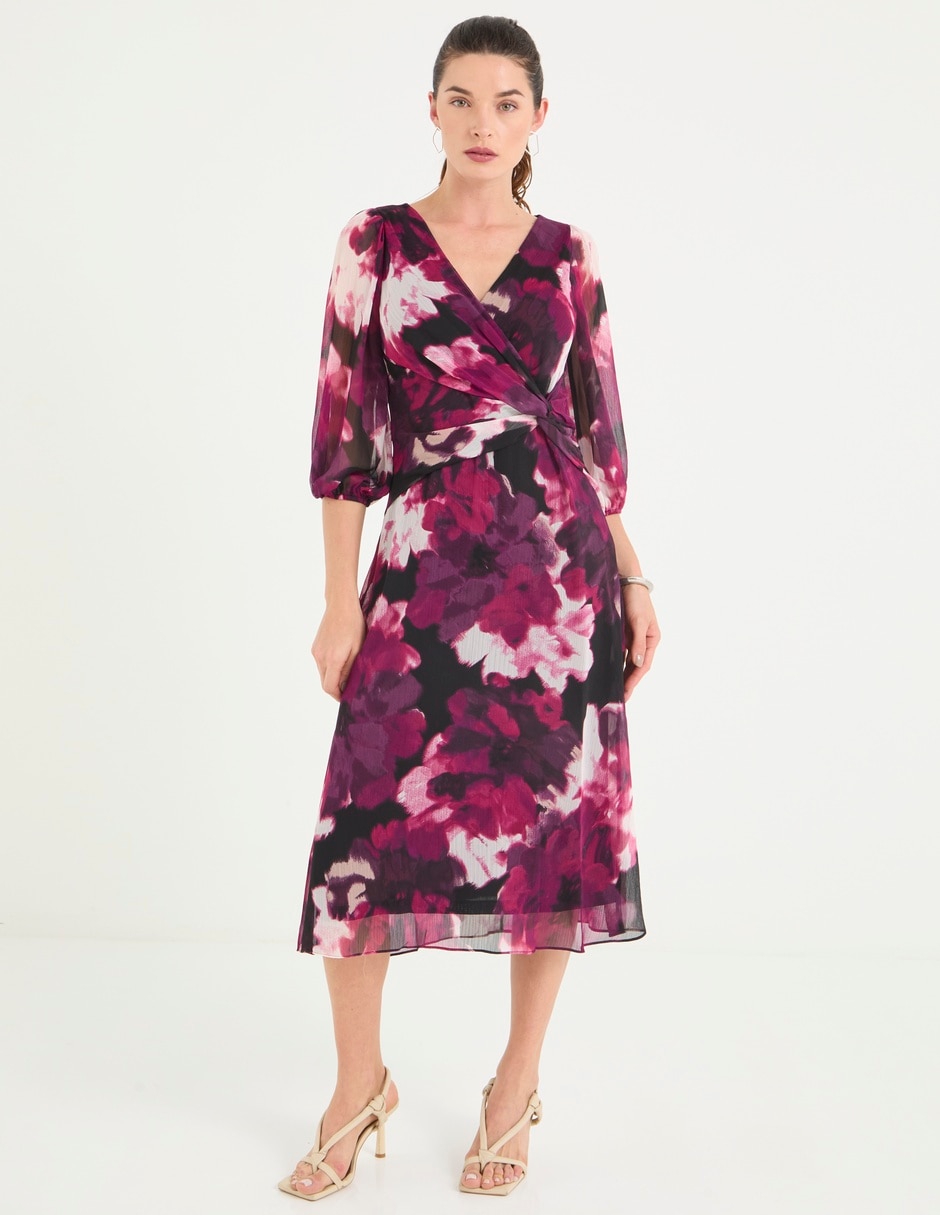 Vestido midi casual para mujer Vestido midi casual para mujer