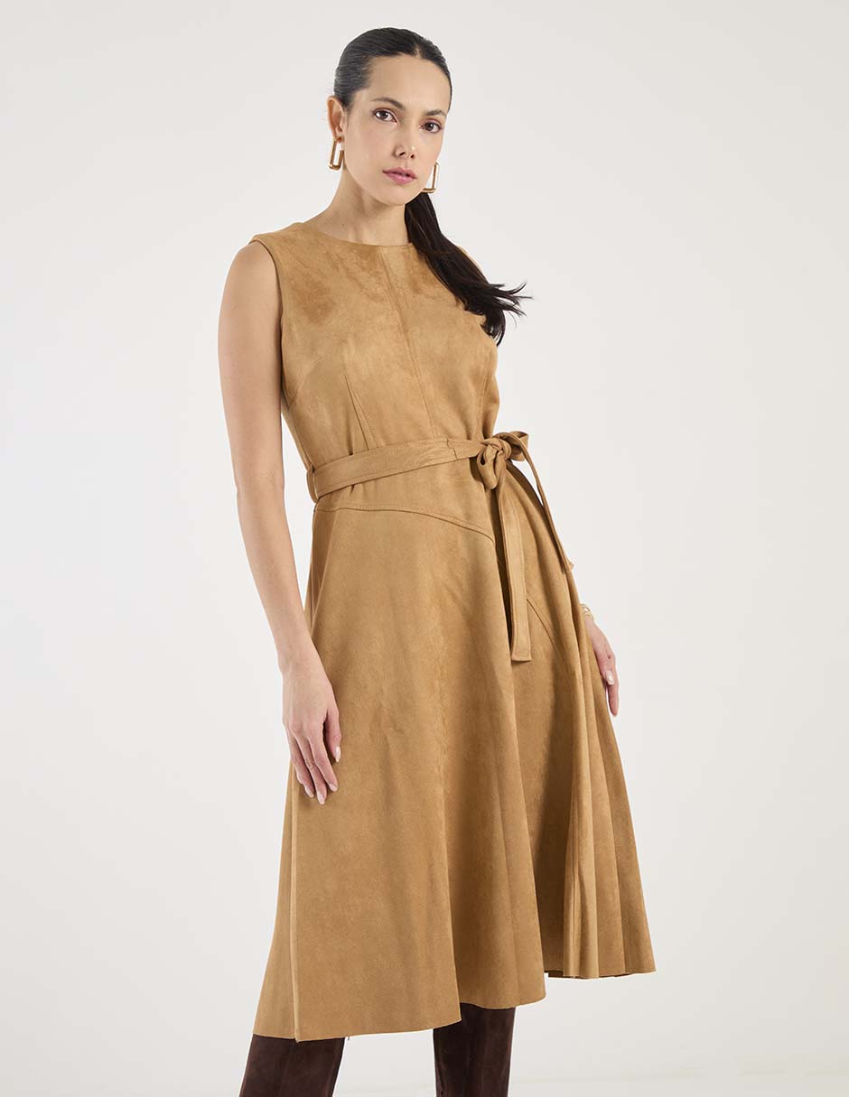 Vestido midi casual para mujer