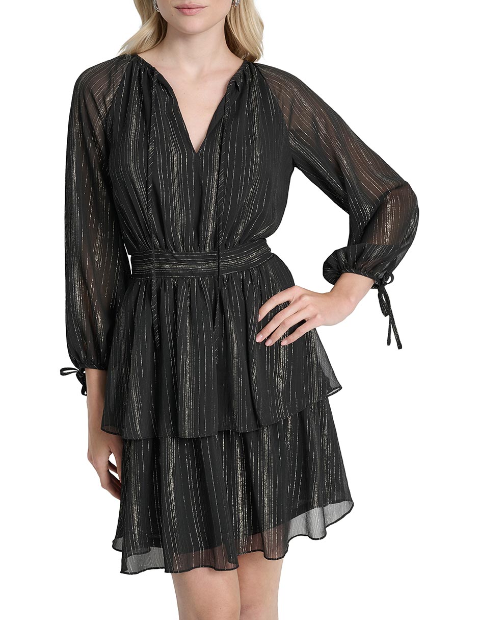 Vestido corto de fiesta escote V Vestido corto de fiesta escote V