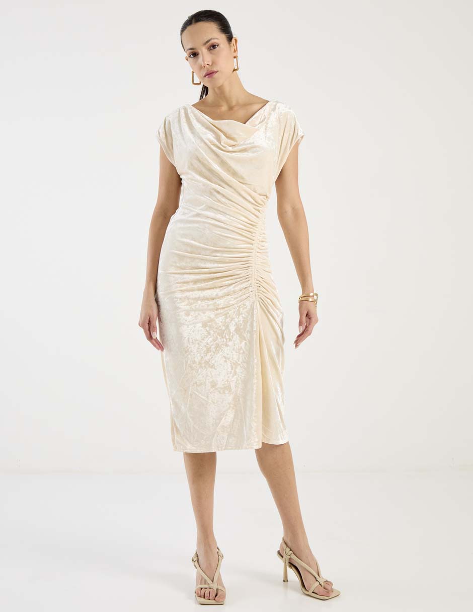 Vestido a la rodilla formal para mujer 3