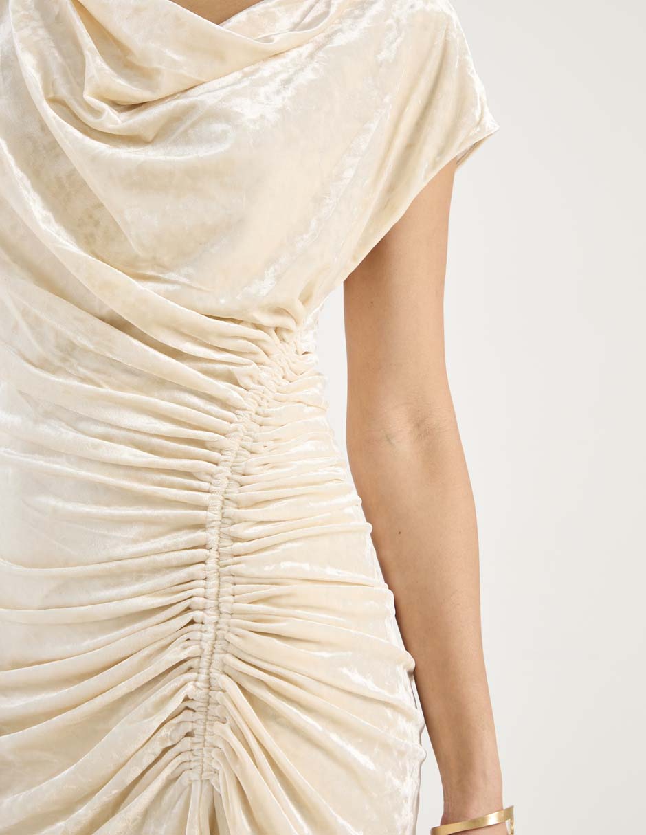 Vestido a la rodilla formal para mujer 4