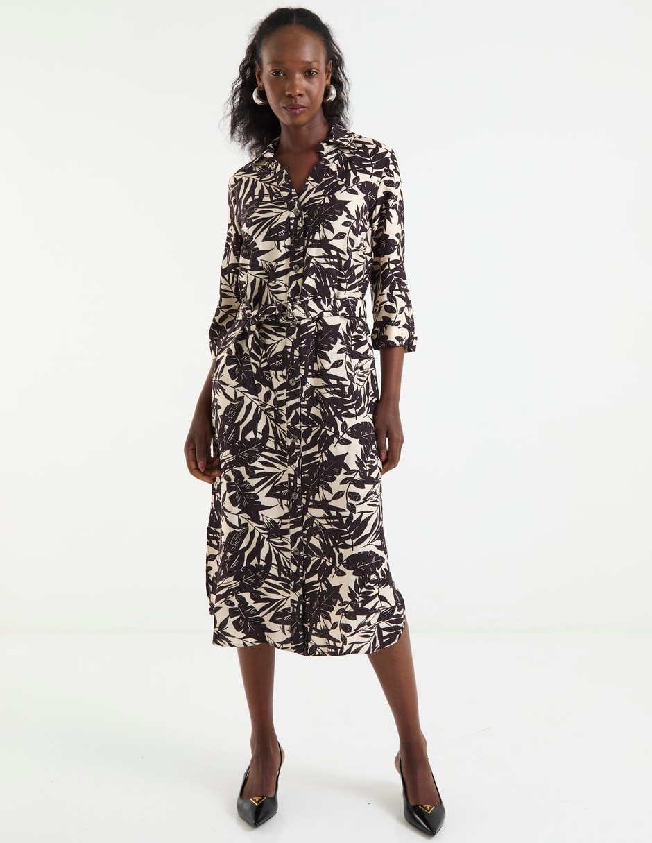 Vestido 3/4 casual para mujer